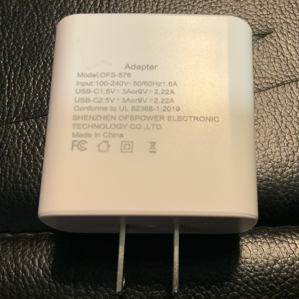 Shenzhen OFSPOWER White USB Adapter